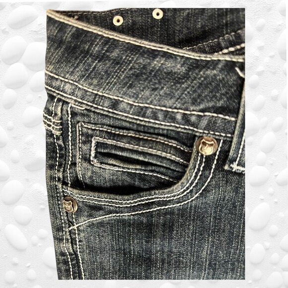 ๐ Vintage SUKO Flared Jeans - Medium Wash - Size 5 ๐ - Picture 5 of 12